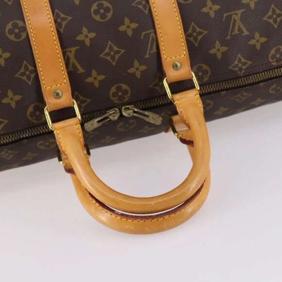 LOUIS VUITTON Monogram Keepall 45 Boston Bag M41428 LV Auth 130034 - Picture 9 of 16
